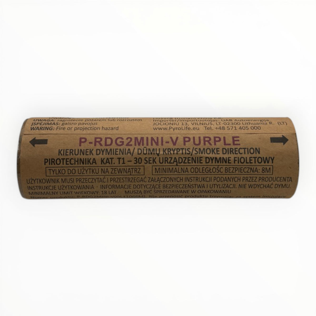 SMOKE GRENADE RDG-2 MINI. COLOR SMOKE (Pack of 10)