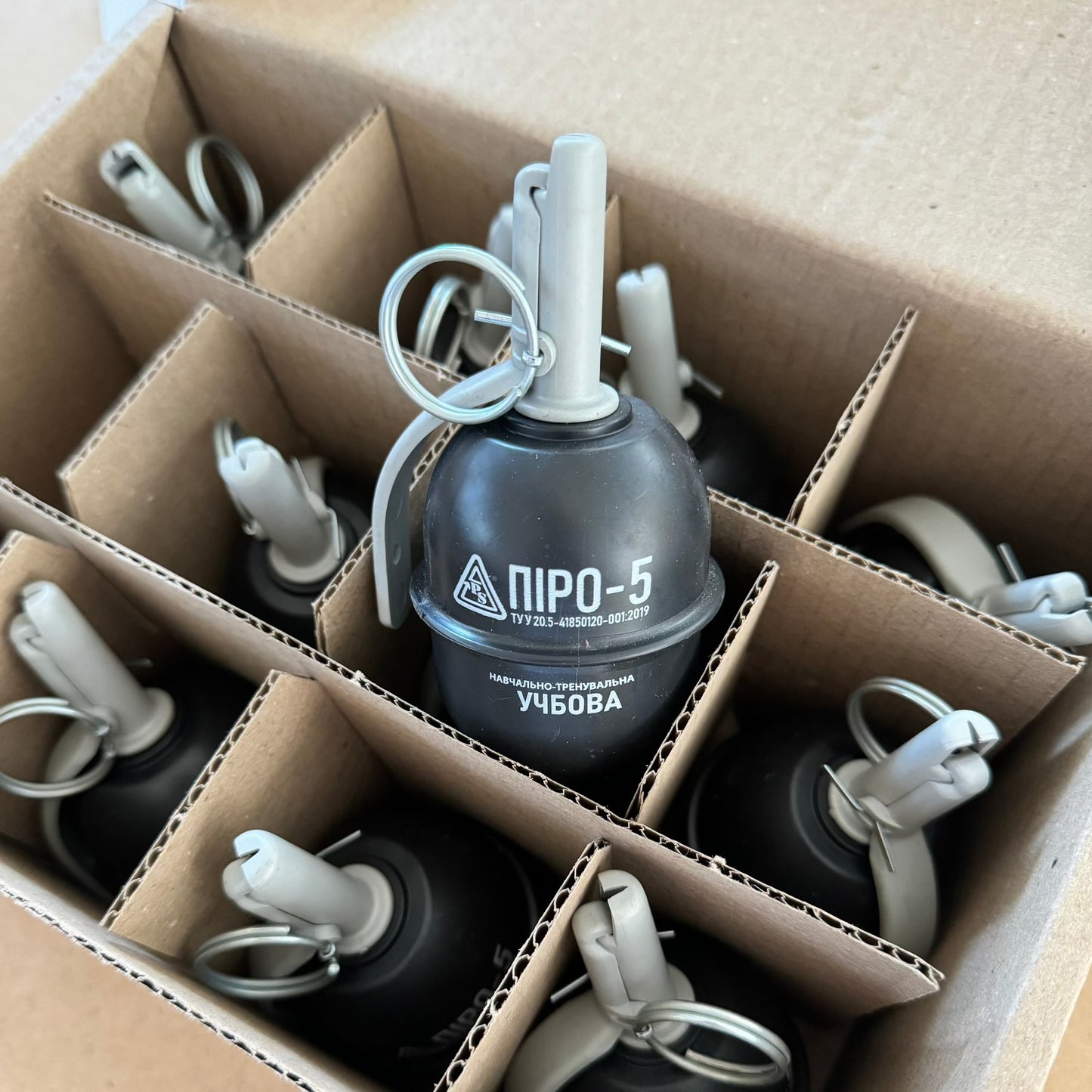 PIRO-5 PRACTICE AIRSOFT HAND GRENADE (Pack of 12)
