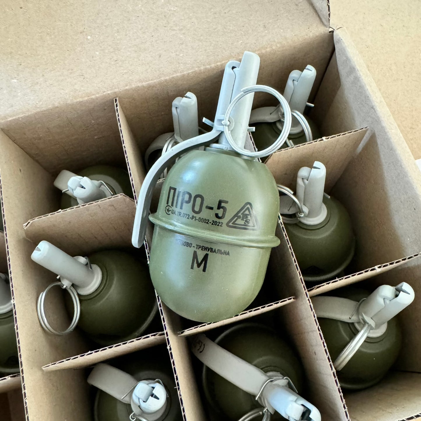 PIRO-5M AIRSOFT HAND GRENADE (Pack of 12)